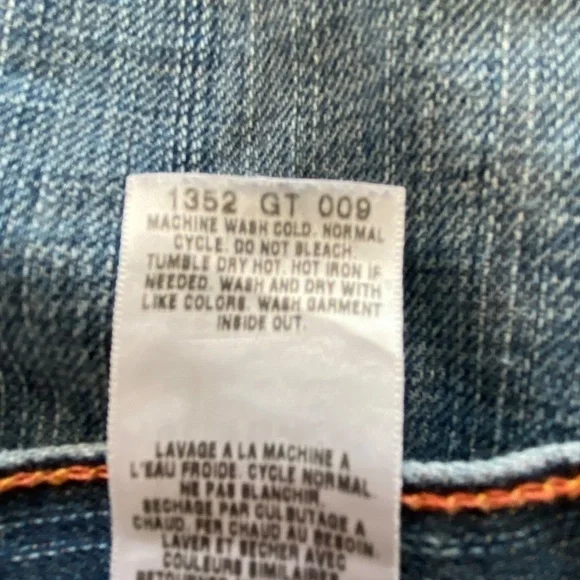 Men's Levi's Relaxed Straight May 2007 make in Mexico medium wash size 34/32 - Picture 11 of 12